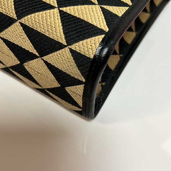 Small Prada Symbole embroidered fabric handbag - Picture 9 of 13